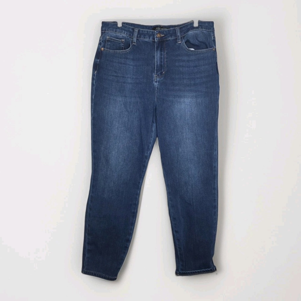 Judy Blue Jeans Womens Size 13/31 Blue Boyfriend Fit Stretch Denim